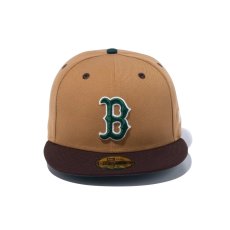 画像2: NEW ERA  59FIFTY Beef and Broccoli ボストン・レッドソックス ウィート バーントウッドバイザー (ウィート/バーントウッド) (2)