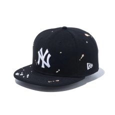 画像1: NEW ERA  9FIFTY Splash Embroidery ニューヨーク・ヤンキース (ブラック) (1)