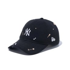 画像1: NEW ERA  9TWENTY Splash Embroidery ニューヨーク・ヤンキース (ブラック) (1)