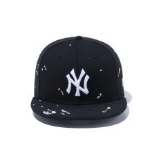 画像2: NEW ERA  9FIFTY Splash Embroidery ニューヨーク・ヤンキース (ブラック) (2)