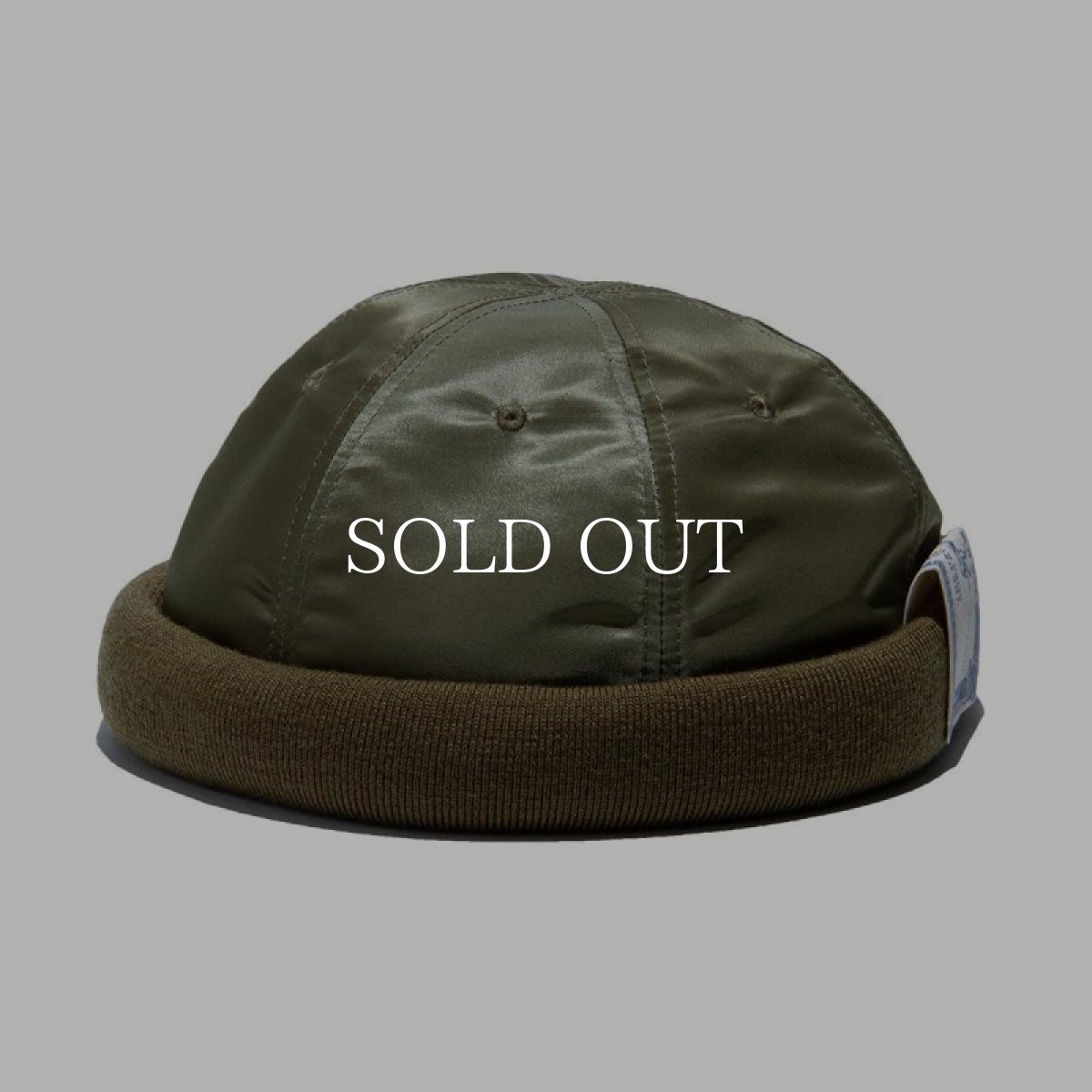 画像1: THE H.W.DOG&CO.  MA1 ROLLCAP (OLIVE) (1)