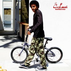 画像17: COOKMAN  Chef Pants Chidori Camo Green (Green) (17)