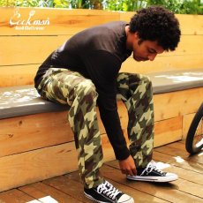 画像16: COOKMAN  Chef Pants Chidori Camo Green (Green) (16)