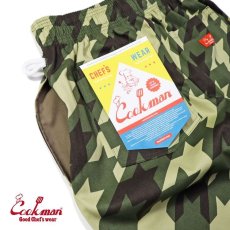 画像8: COOKMAN  Chef Pants Chidori Camo Green (Green) (8)