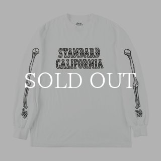 STANDARD CALIFORNIA AH × SD Bones Logo Long Sleeve T (Black