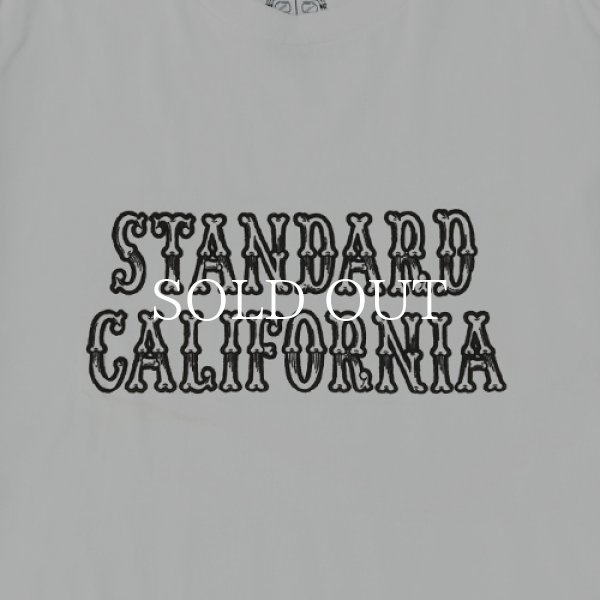 STANDARD CALIFORNIA AH × SD Bones Logo Long Sleeve T (White