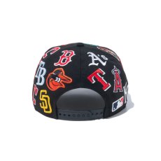 画像7: NEW ERA  9FIFTY Team Logo Allover MLB (ブラック) (7)