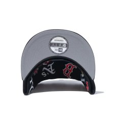 画像9: NEW ERA  9FIFTY Team Logo Allover MLB (ブラック) (9)