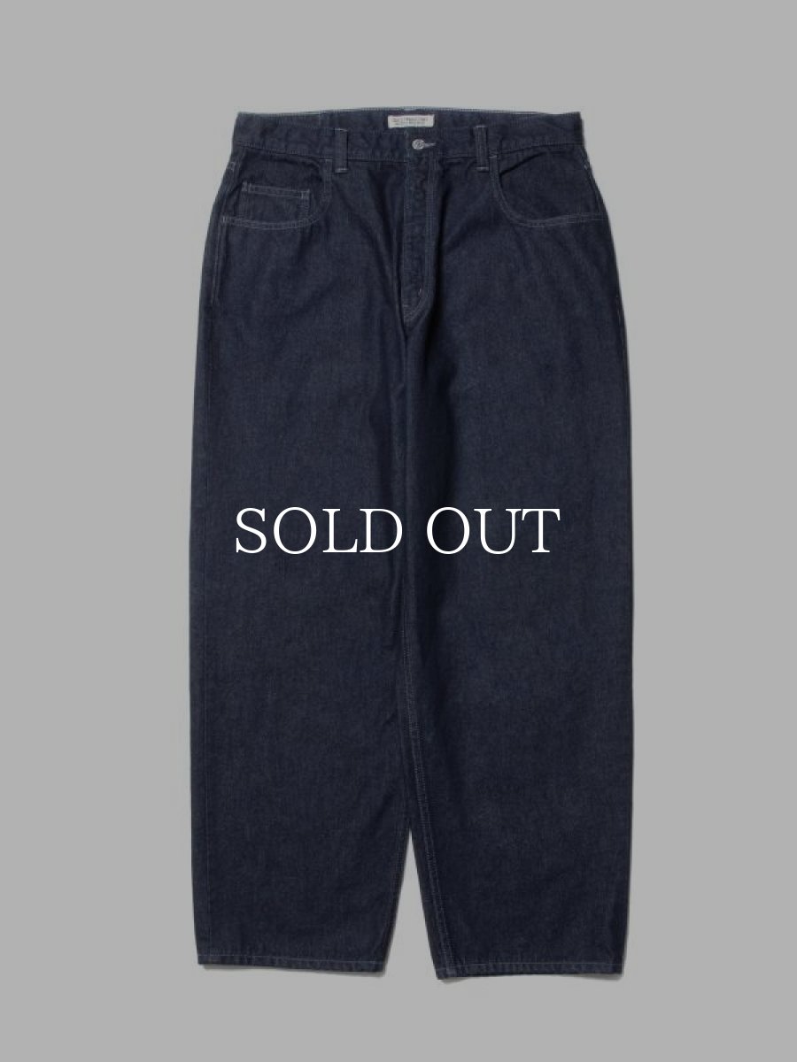 画像1: COOTIE   5 Pocket Baggy Denim Pants (Indigo One Wash) (1)