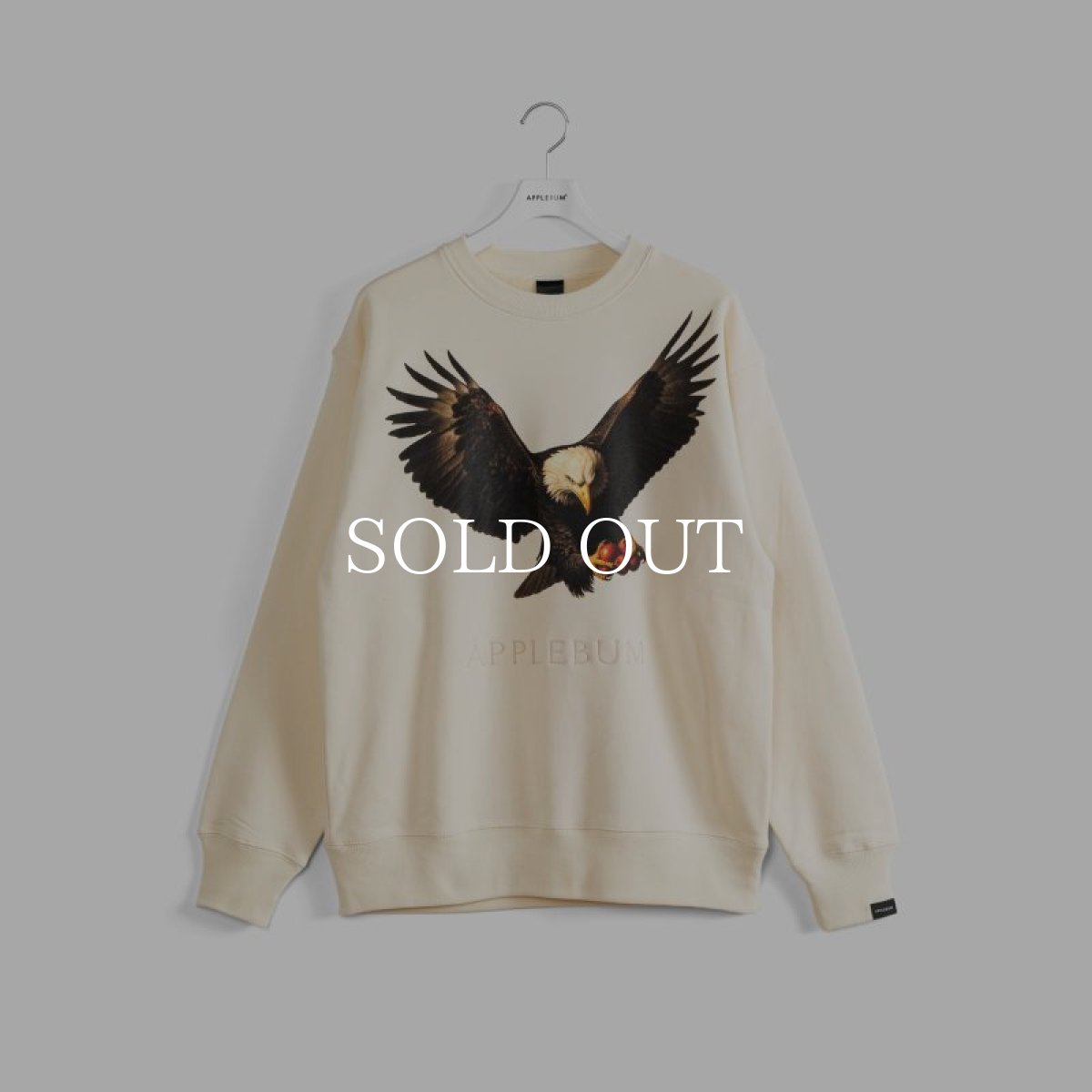 画像1: APPLEBUM  "Bald Eagle" Crew Sweat (Ivory) (1)