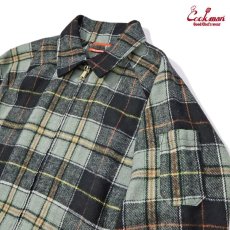 画像3: COOKMAN  Delivery Jacket Woolmix Tartan Canadian Black (Black) (3)