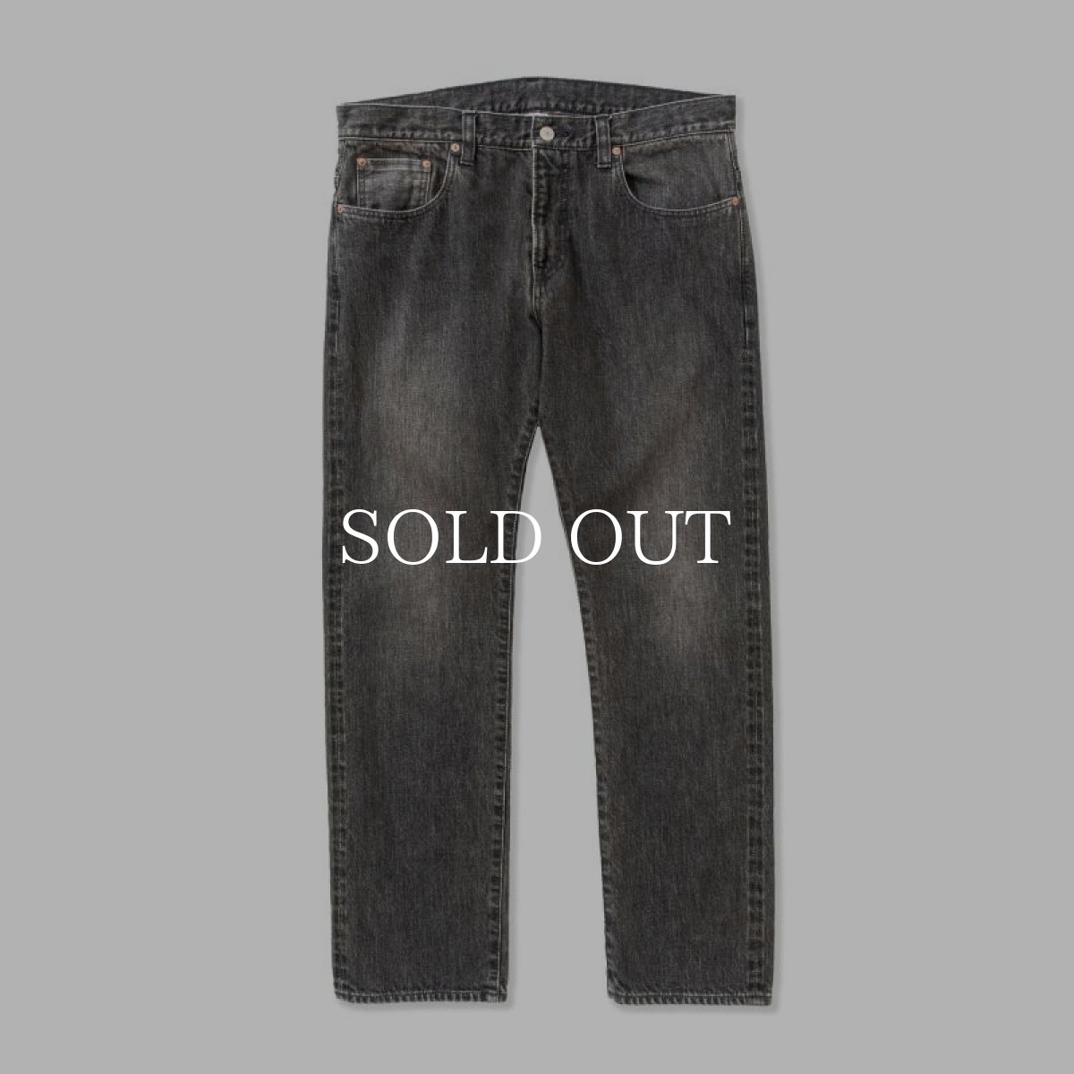 画像1: CALEE  VINTAGE REPRODUCT TAPERED DENIM PANTS ＜UB＞ (1)