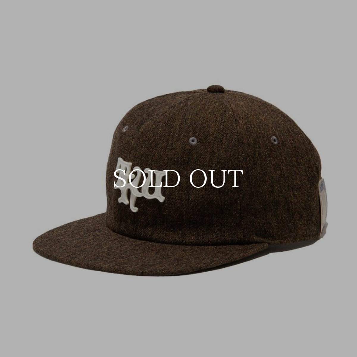 画像1: THE H.W.DOG&CO.  THW APPLIQUE BB CAP (BROWN) (1)