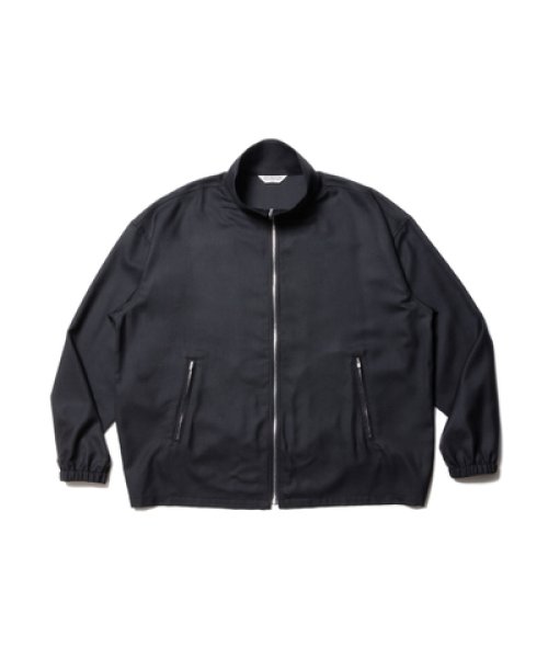 COOTIE T/W Gabardine Stand Collar Zip Up Jacket (Black) CTE-23A202