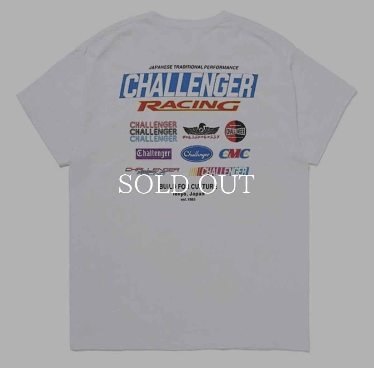 画像1: CHALLENGER  CMC RACING LOGO TEE (WHITE) (1)