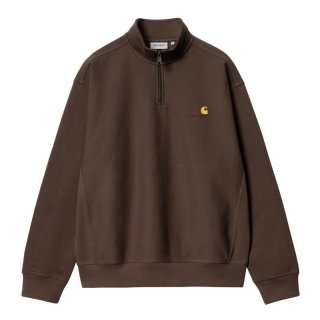 CARHARTT WIP HALF ZIP AMERICAN SCRIPT SWEATSHIRT