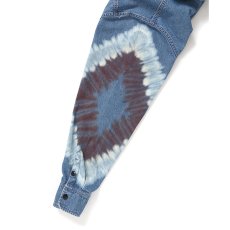 画像6: CHALLENGER  L/S TIE DYE SLEEVE DENIM SHIRT (6)