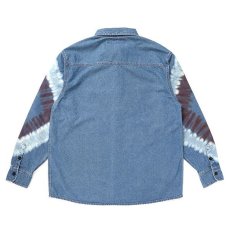 画像5: CHALLENGER  L/S TIE DYE SLEEVE DENIM SHIRT (5)