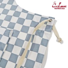 画像3: COOKMAN  ワイドポケットエプロン Wide Pocket Apron Checker Gray (3)