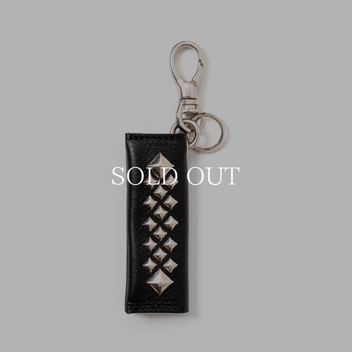 画像1: CALEE  STUDS LEATHER ASSORT KEY RING ＜TYPE III＞ C (1)