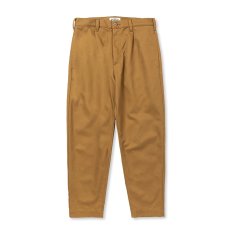 画像2: CALEE  VINTAGE TYPE CHINO CLOTH TUCK TROUSERS (2)