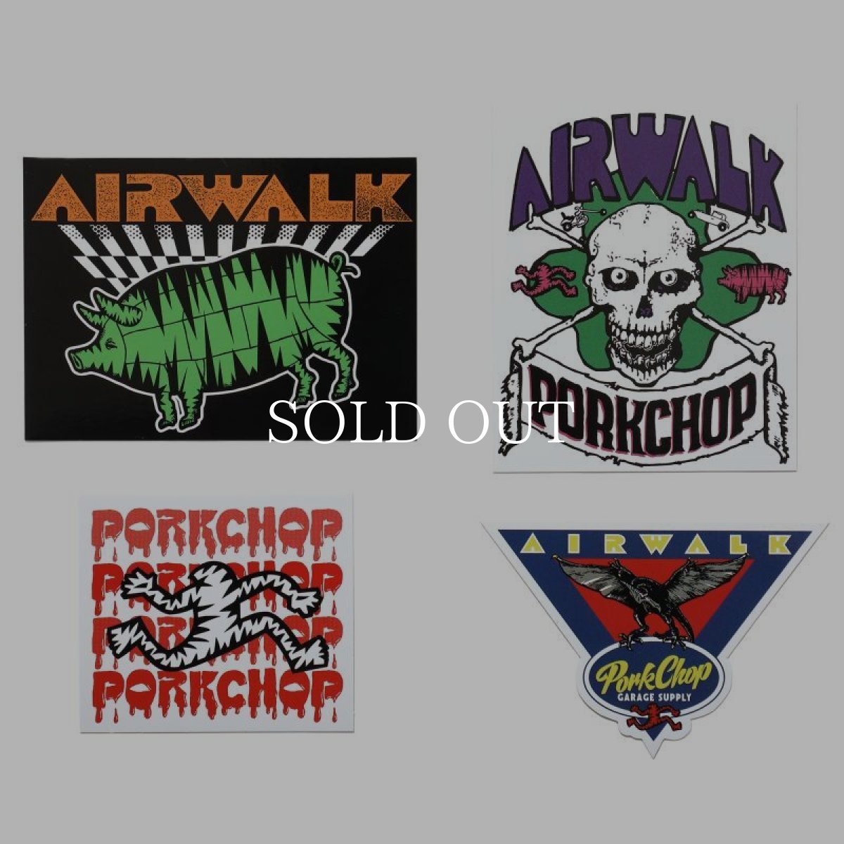 画像1: PORKCHOP GARAGE SUPPLY  AP STICKER SET (1)