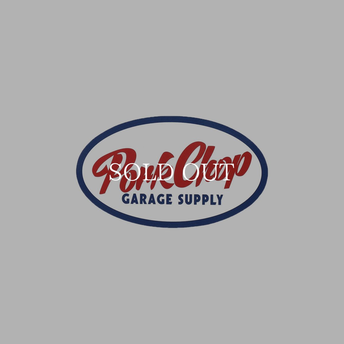 画像1: PORKCHOP GARAGE SUPPLY  OVAL TRICO STICKER SMALL (1)