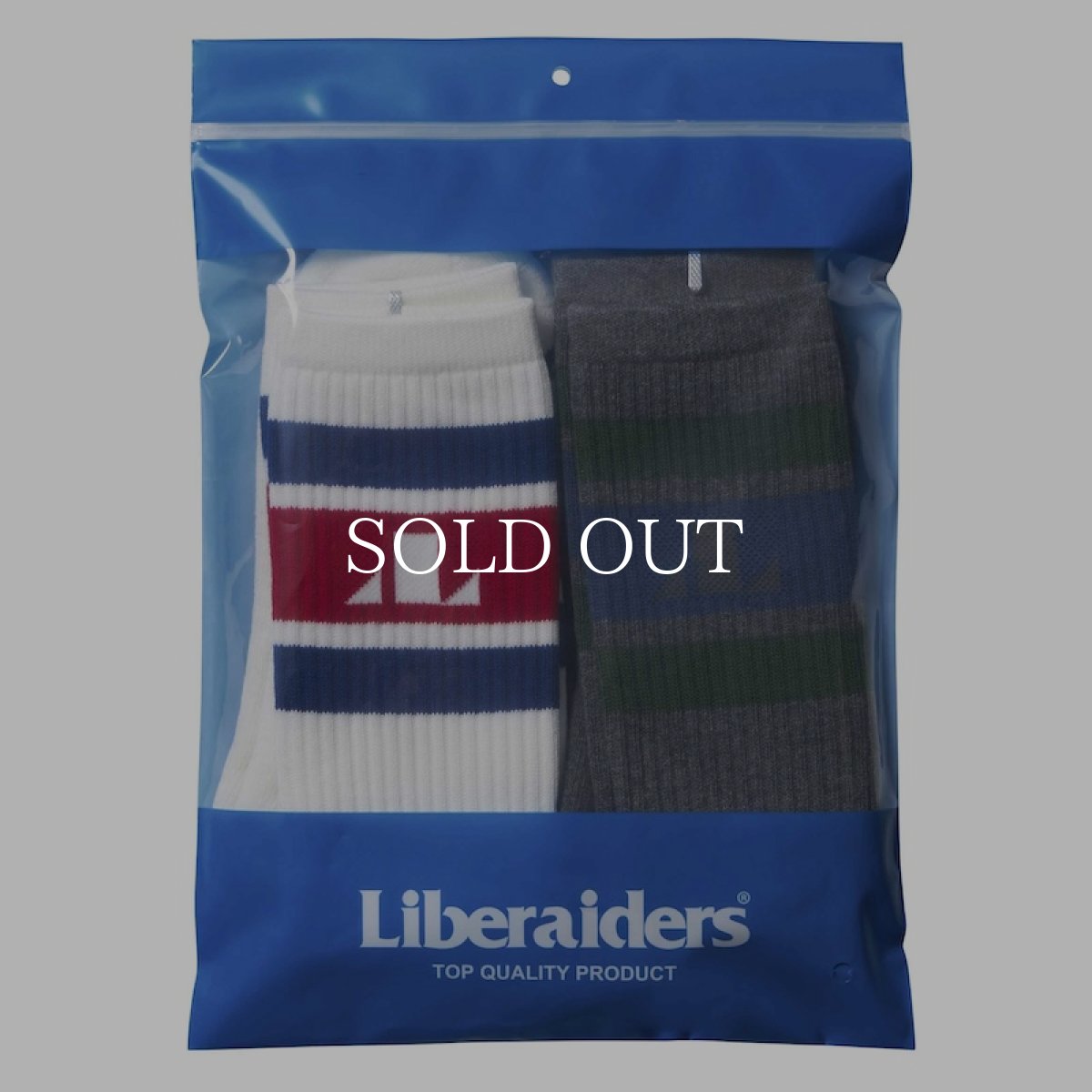 画像1: Liberaiders  2-PACK LINE SOCKS (1)