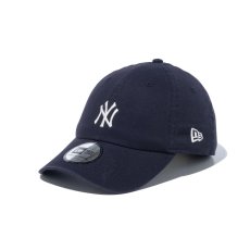 画像1: NEW ERA  カジュアルクラシック MLB Casual Classic ニューヨーク・ヤンキース ミッドロゴ ネイビー × クロームホワイト (1)