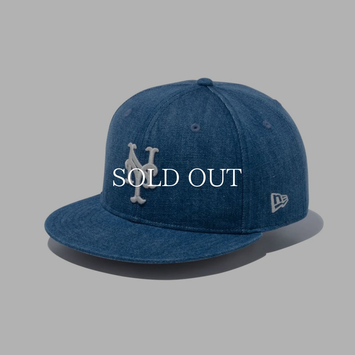 画像1: NEW ERA  9FIFTY Denim ニューヨーク・メッツ ウォッシュドデニム (1)