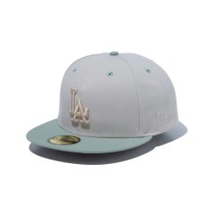 画像4: NEW ERA  59FIFTY Light Green Pack ロサンゼルス・ドジャース ストーン/エベレストグリーン (4)