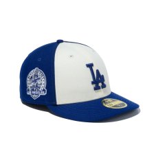 画像1: NEW ERA  LP 59FIFTY MLB 2-Tone ロサンゼルス・ドジャース クロームホワイト/ダークロイヤル (1)