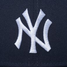 画像6: NEW ERA  9FORTY MLB ニューヨーク・ヤンキース ウーブンパッチ ネイビー (6)