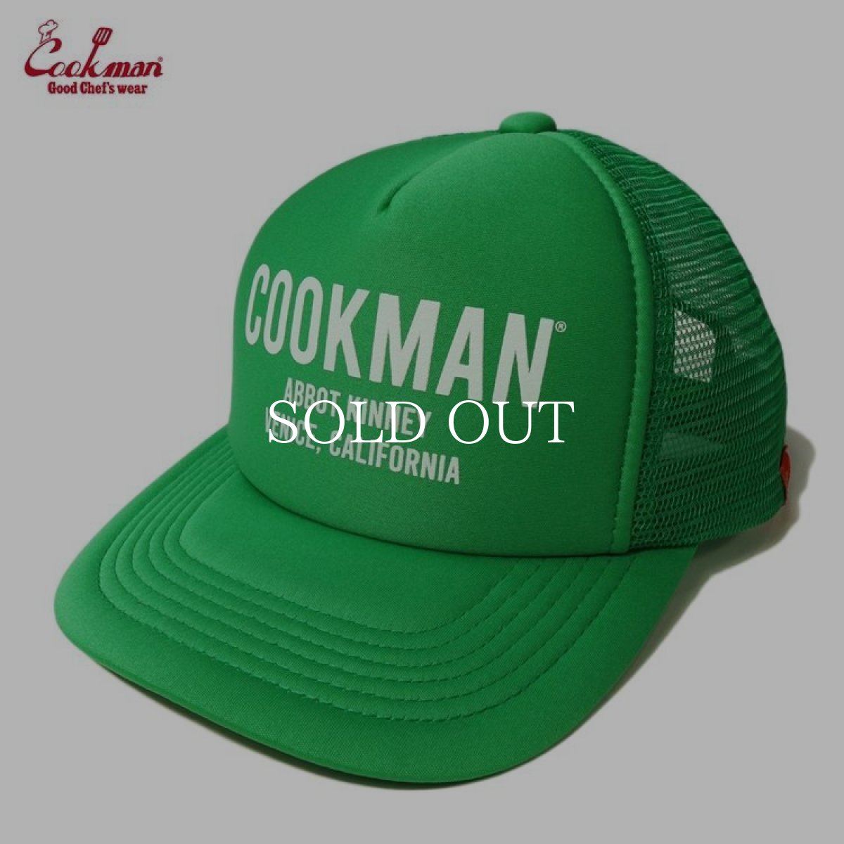 画像1: COOKMAN  キャップ Mesh Cap Cookman Abbot Kinney Jalapeno (1)