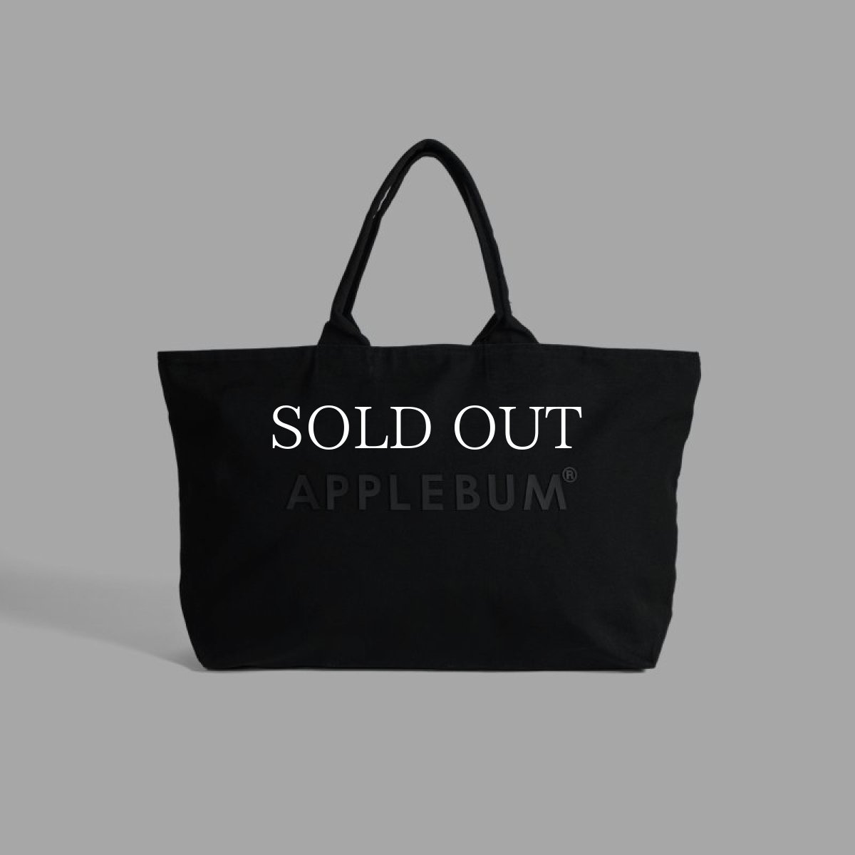 画像1: APPLEBUM  3D Logo Zip Totebag (1)