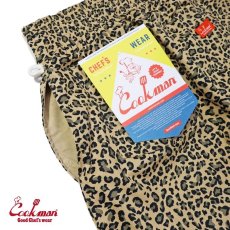 画像13: COOKMAN  Chef Pants Short Front pocket Leopard Beige (13)