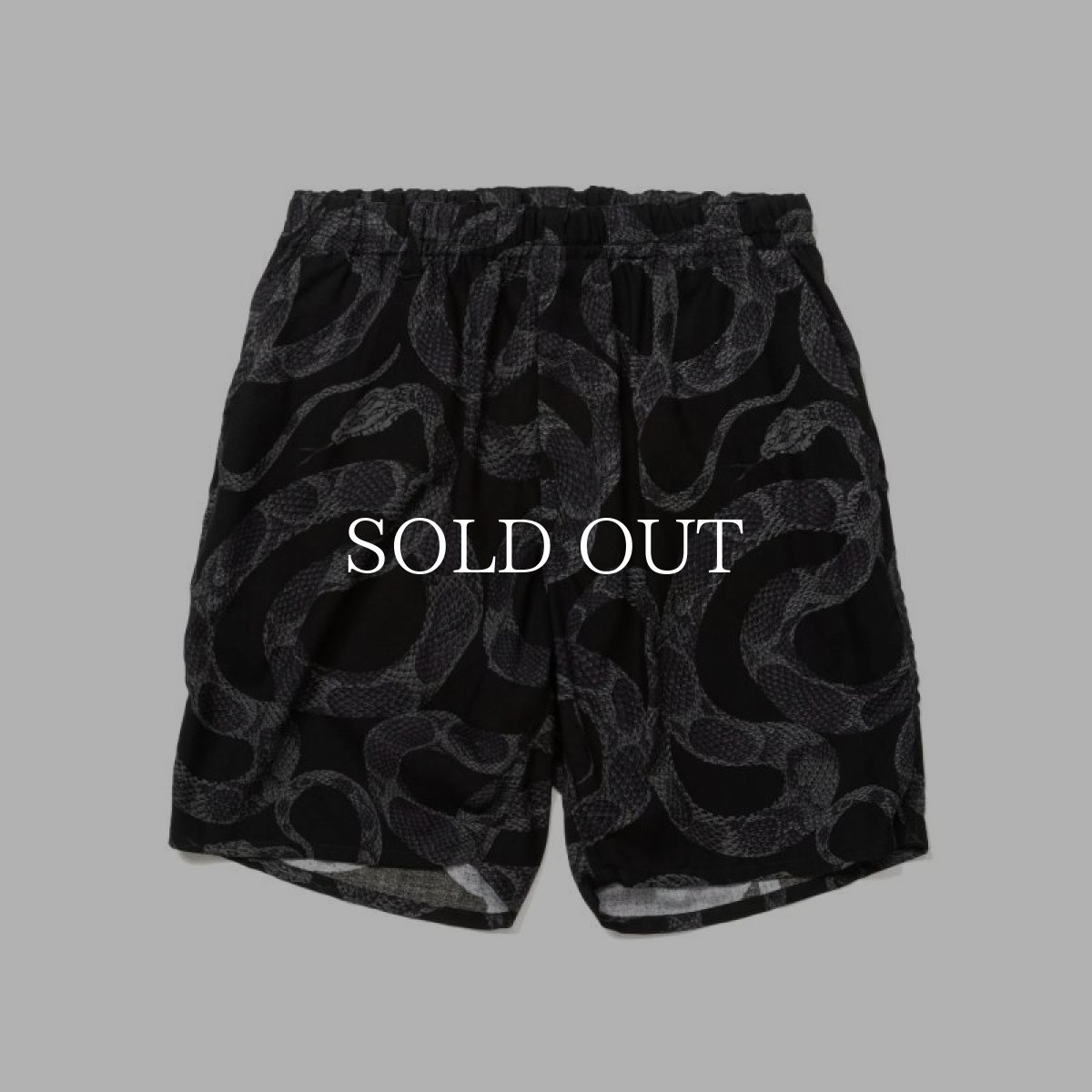 画像1: CALEE  R/P ALLOVER SNAKE PATTERN EASY SHORTS ＜LIMITED＞ (1)