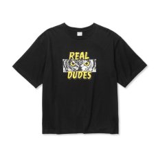 画像1: CALEE  DROP SHOULDER "REAL DUDES" TEE (1)