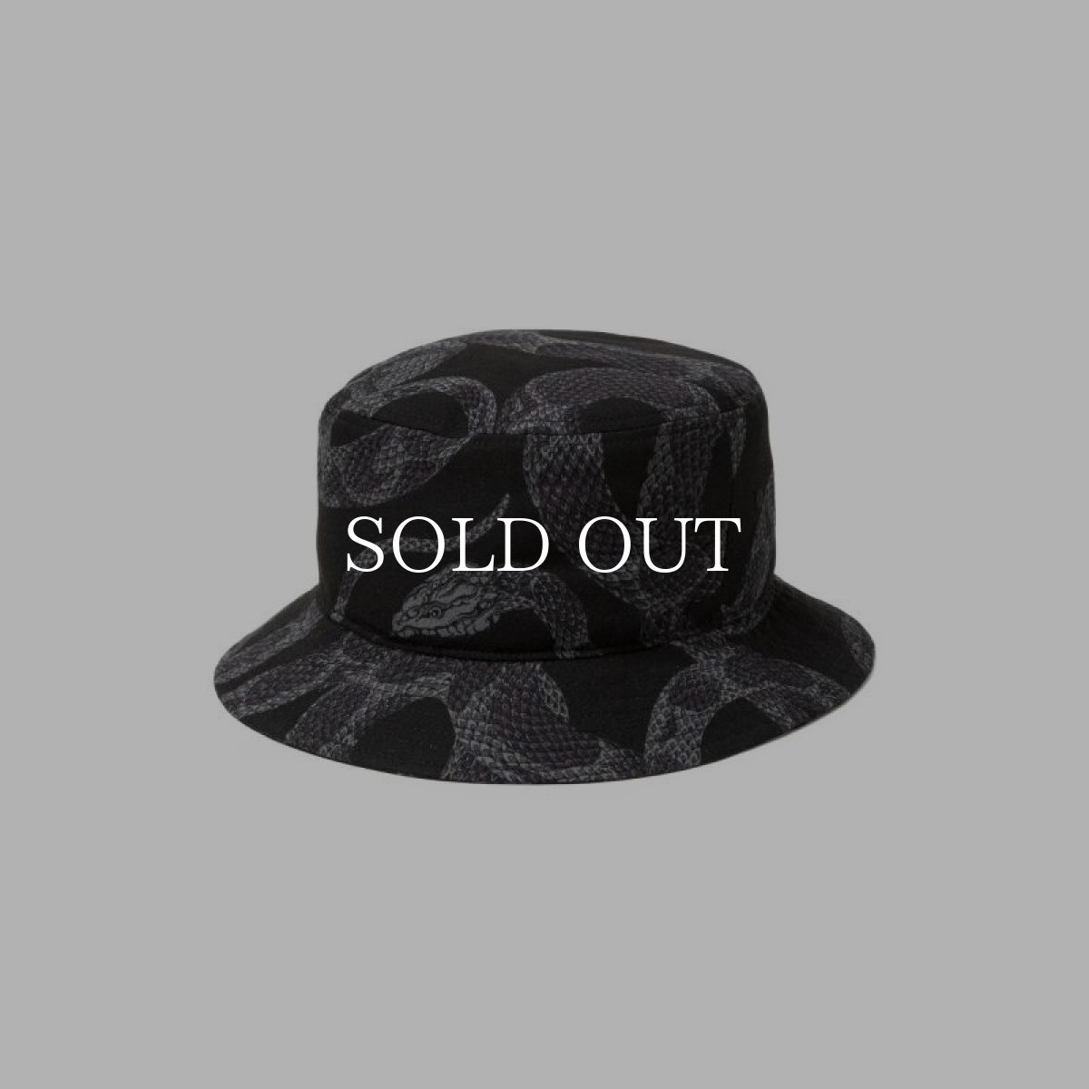 画像1: CALEE  R/P ALLOVER SNAKE PATTERN BUCKET HAT ＜LIMITED＞ (1)