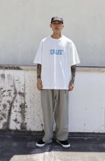 画像7: CALEE  DROP SHOULDER CALEE BLUR LOGO  TEE (7)