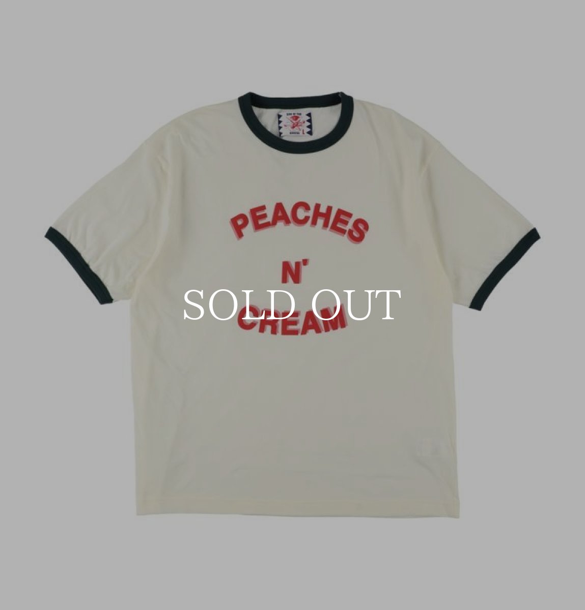 画像1: SON OF THE CHEESE  PEACHES N' CREAM TEE (1)