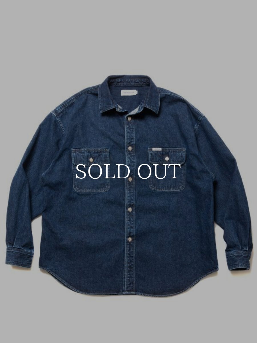 画像1: COOTIE   10.5oz Denim L/S Work Shirt (1)