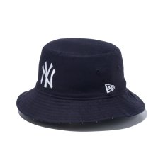 画像2: NEW ERA  バケット01 リバーシブル MLB Reversible Hat ニューヨーク・ヤンキース ネイビー/ネイビーストライプ (2)