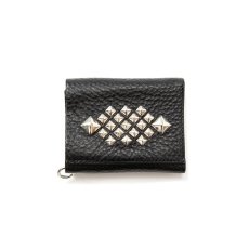 画像1: CALEE  STUDS LEATHER MULTI WALLET (1)