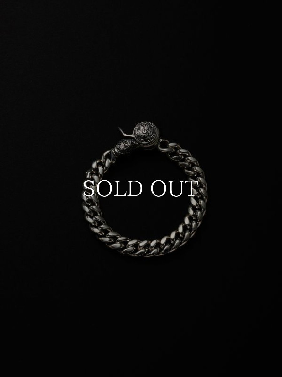 画像1: ANTIDOTE BUYERS CLUB   Engraved Classic Chain Bracelet (1)