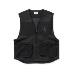 画像1: CALEE  MULTI FUNCTION RIPSTOP MESH ZIP VEST (1)