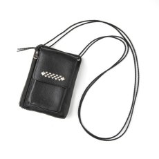 画像1: CALEE  STUDS LEATHER SHOULDER POUCH ＜TYPE B＞ (1)