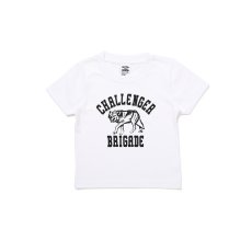 画像1: CHALLENGER  KIDS WOLF COLLEGE TEE (1)