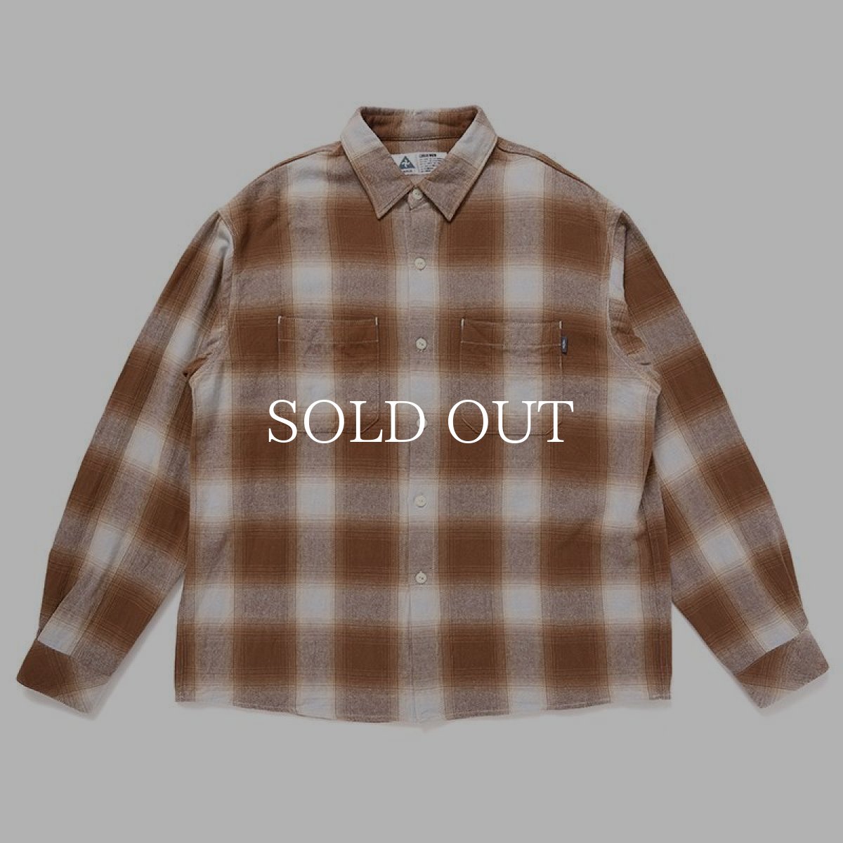 画像1: CHALLENGER  SHADOW PLAID SHIRT (1)