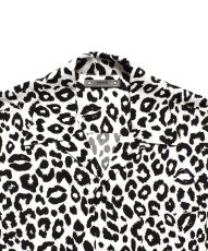 画像2: MINEDENIM  Lips Leopard Print Open Collar SH (2)